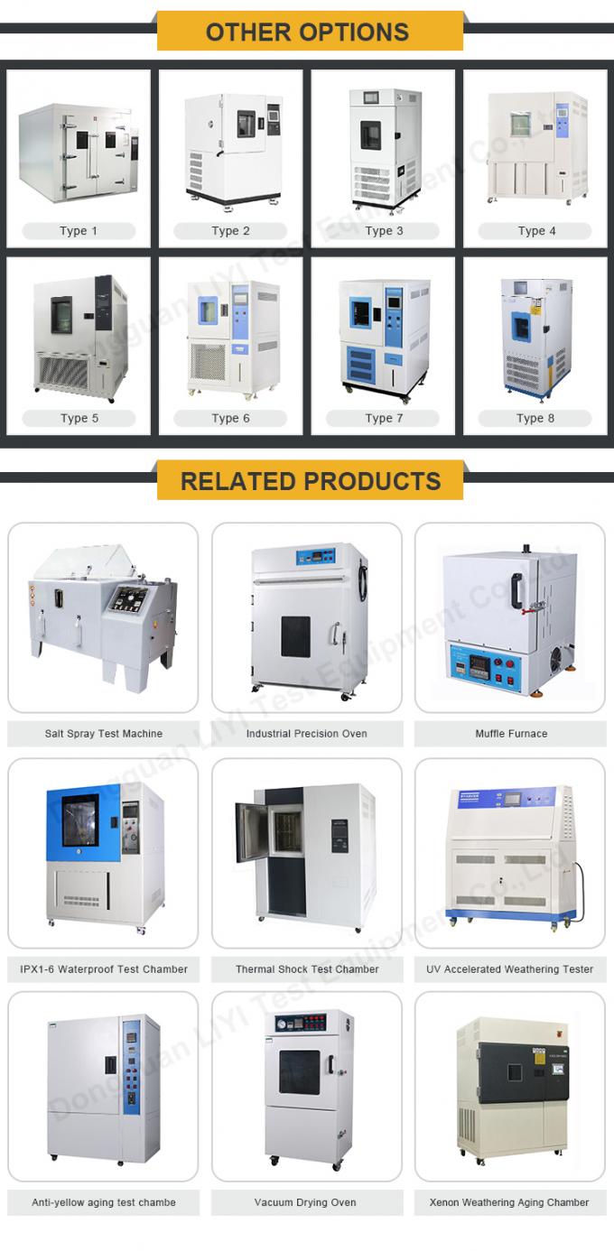 chambre d'essai d'humidité de la température 1000L avec le réfrigérant de R404A 2