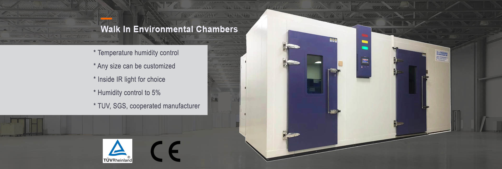 Qualité Température humidité chambre d'essai Usine