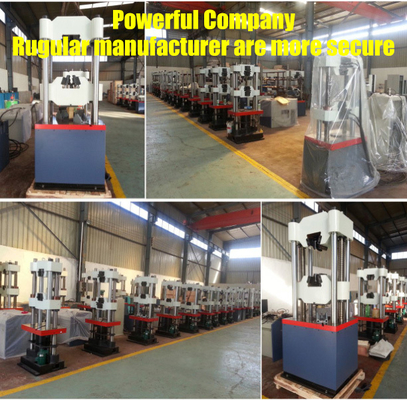 Machine hydraulique universelle d'essai de la résistance à la traction des métaux de 1000KN