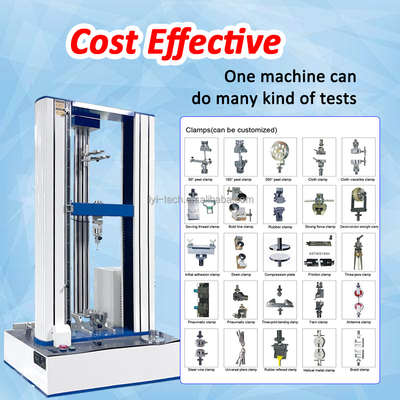 Machine d'essai universelle de 50 kN avec testeur de traction automatique pour polymère de caoutchouc