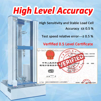 Liyi 5KN-100KN Capacity Universal Testing Machine with ±0.5% Accuracy and 850mm Stroke for Material Testing