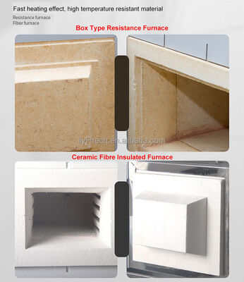 Four à moufle 1000 degrés à chauffage rapide pour laboratoire Liyi, four de traitement thermique