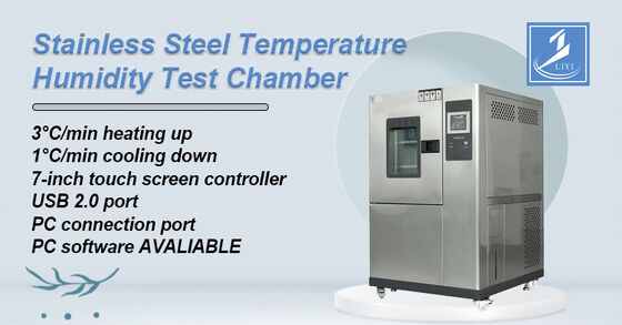 LIYI Contrôle du cycle environnemental constant Chambre climatique à haute et basse température avec température et humidité contrôlées