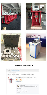 Testeur de perméabilité à l'air du tissu numérique textile du laboratoire Liyi