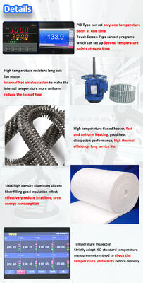 Liyi sur mesure haute température grand four de durcissement de l' air chaud de circulation de laboratoire de chauffage four industriel de séchage four prix